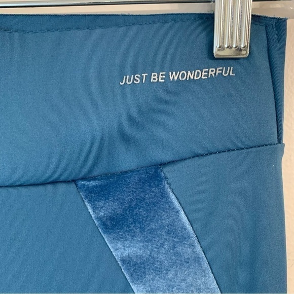 ZARA Girls Just Be Wonderful Teal Pants Leggings Size 11-12(Girls Large) - Picture 2 of 9